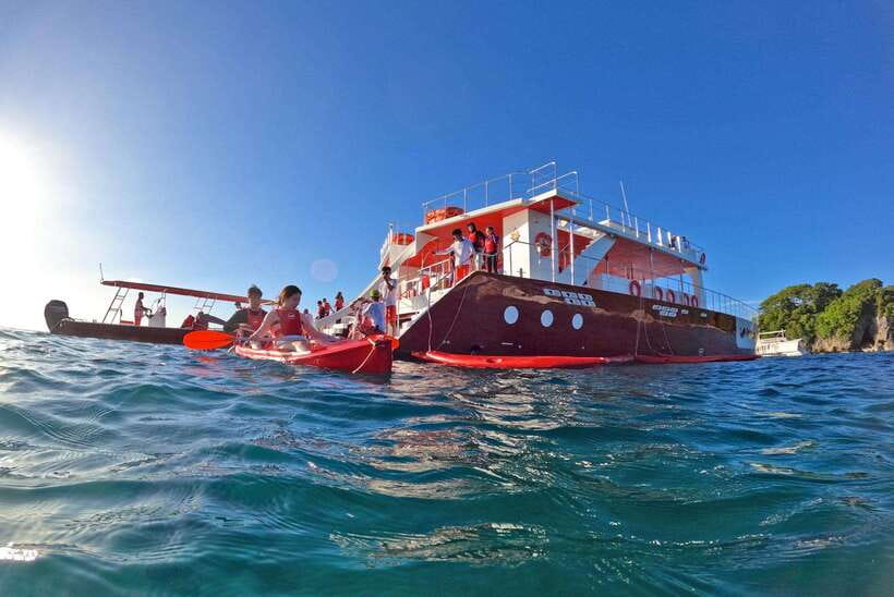 Boracay: Red Whale Party Cruise w/ Snacks & Water Activities - Meeting at Astoria Boracay