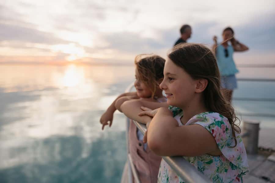 Broome Sunset & Whale Watching Cruise - Finding the best place on the 65-foot boat