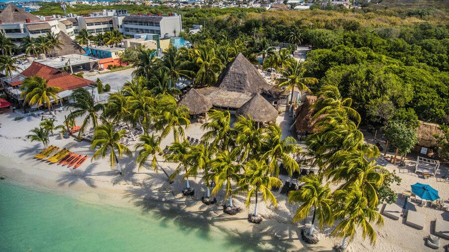 Cancún: Swim with Whale Sharks & Playa Norte Beach - The boat ride from Cancun