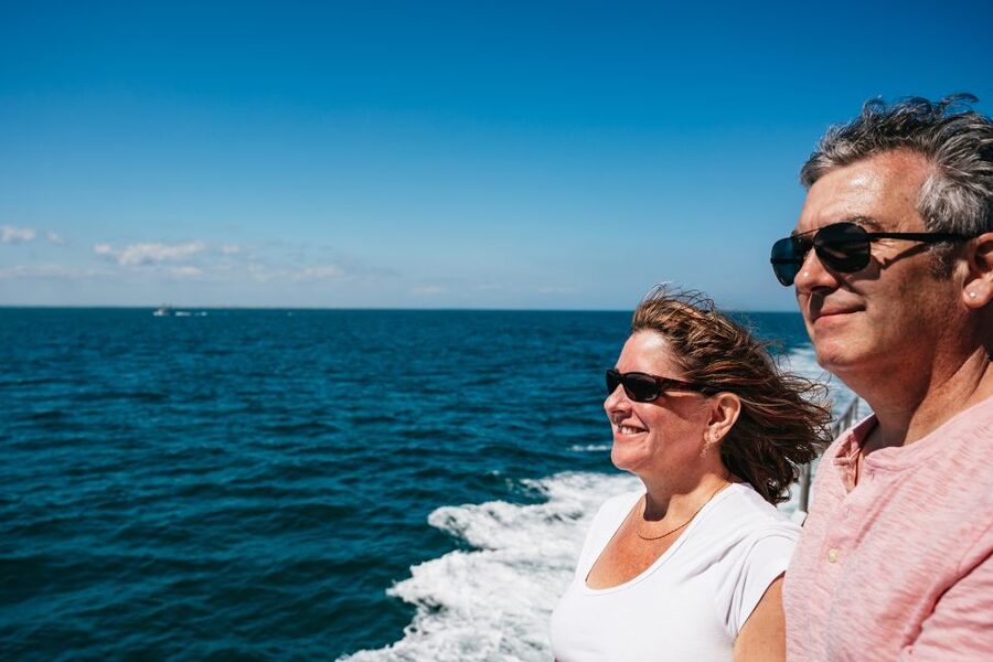 Cape May: Jersey Shore Whale and Dolphin Watching Cruise - Crossing Delaware Bay toward open water