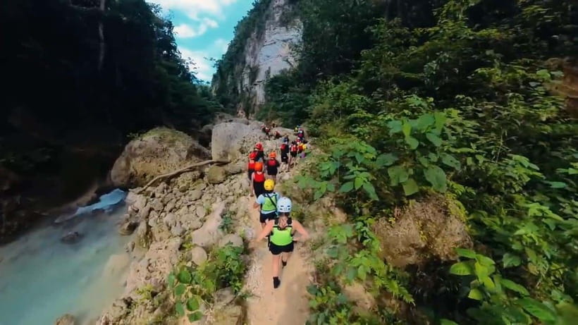 Cebu:Oslob Whale Shark Swimming & Kawasan Falls Canyoneering - What Kawasan Falls canyoneering feels like