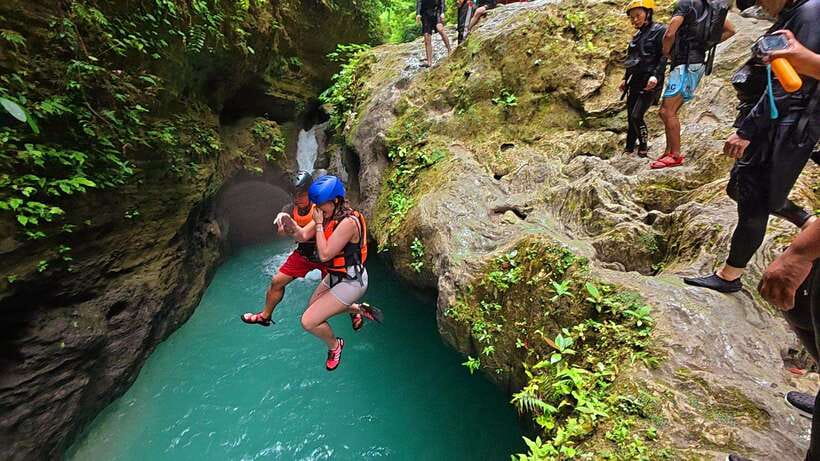 Cebu: Whale Shark Swim and Kawasan Canyoneering Tour - Badian canyoneering: the day’s strongest adventure