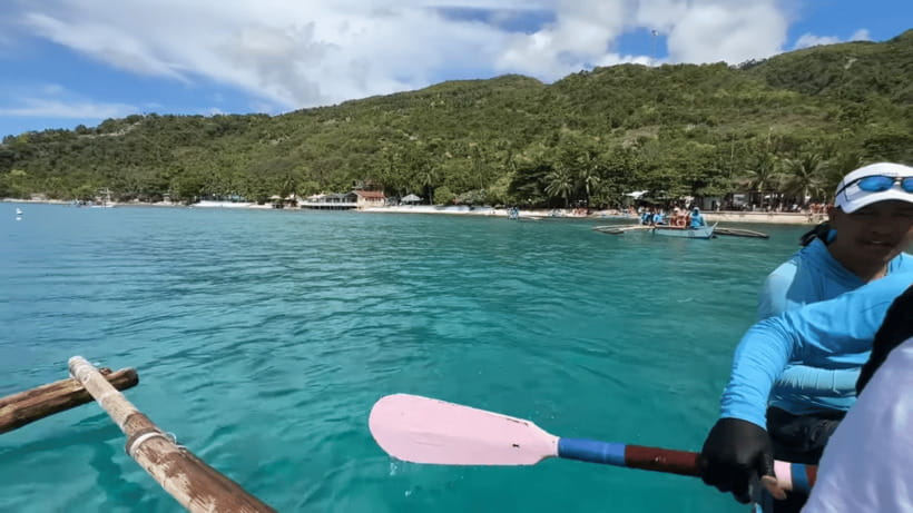 Cebu: Whale Shark Watching, Tumalog Falls & Sumilon Island - Walking to Tumalog Falls