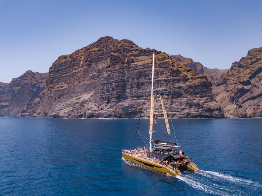 Costa Adeje: Masca and Los Gigantes Whale Watching Cruise - Language, Pickup, and Booking Details
