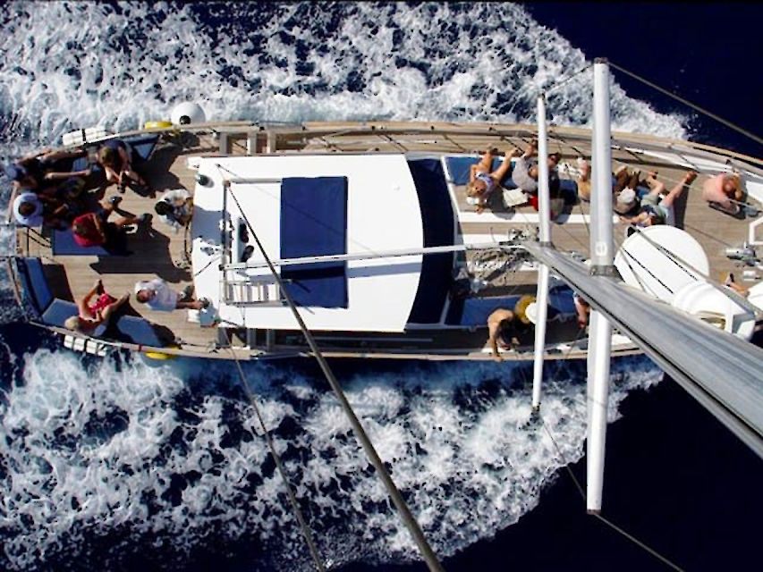 Funchal: Dolphin and Whale Watching Sailing Trip - Drinks, crew service, and the small-boat mood