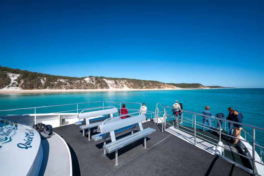 Hervey Bay: Humpback Whale-Watching Half-Day Cruise - Fraser Island and Great Sandy Strait views