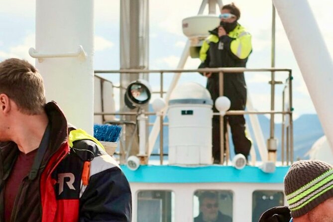 Húsavík Whale Watching Tour, family owned and operated - The guide’s role, with Mada leading the way
