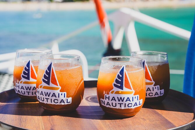 Kona Deluxe Catamaran Whale Watch - Drinks, shade, and the relaxed pace