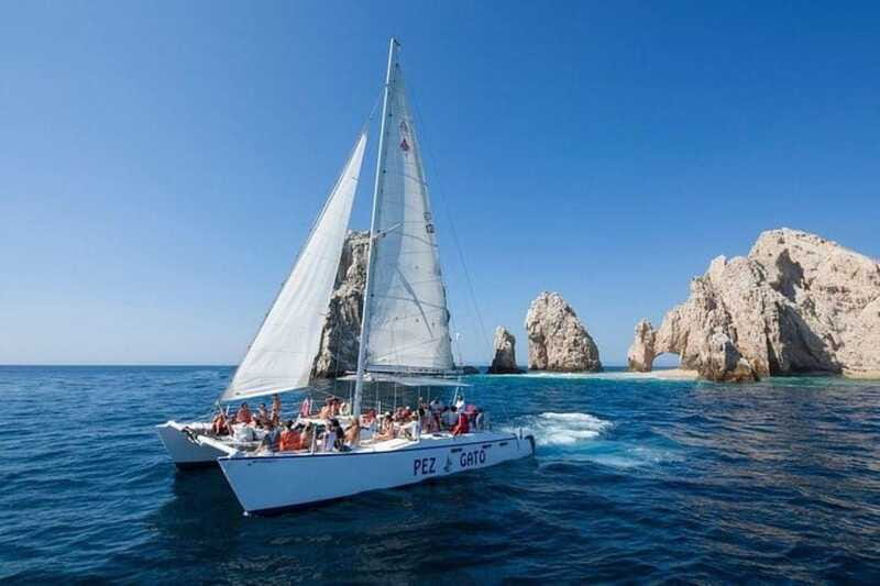 Los Cabos: Catamaran Whale Watching Cruise - The Arch and the Cabo shoreline