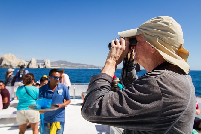 Los Cabos Whale Watching Cruise Including Breakfast - The catamaran, crew, and onboard atmosphere