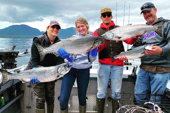 Private Ketchikan Fishing Combo & Whale Watching/ Wildlife 5 HR - A private boat built around your group