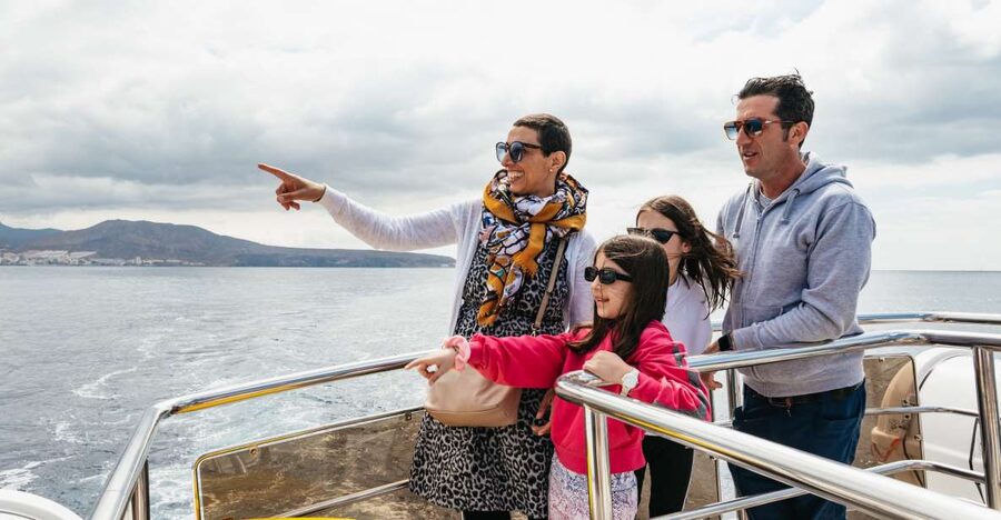 Tenerife: Eco-Yacht Whale and Dolphin Watching and Swimming - The Cave of Love and the Palm-Mar coast
