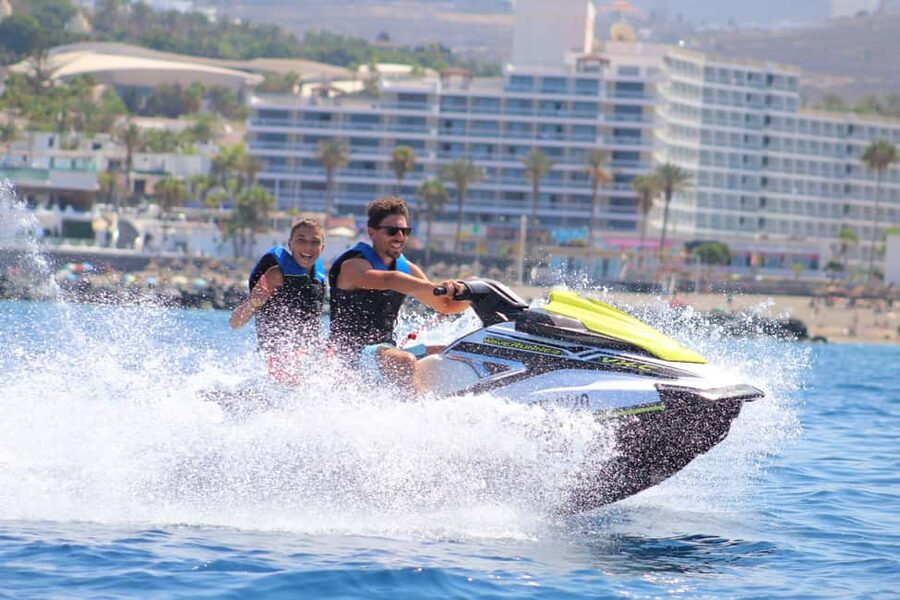 Tenerife: Ocean Pack Jet Ski and Yacht Whale Watching - The one-hour jet ski ride
