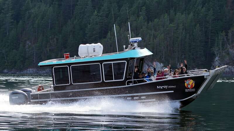 Vancouver Island: People Water Land - Indigenous & Whales - Cedar bark, local language, and a possible black bear