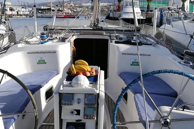 Whale and Dolphin Watching Sailing Boat with Drinks, Snacks and Swimming Time - Lunch, champagne, and the drinks on board